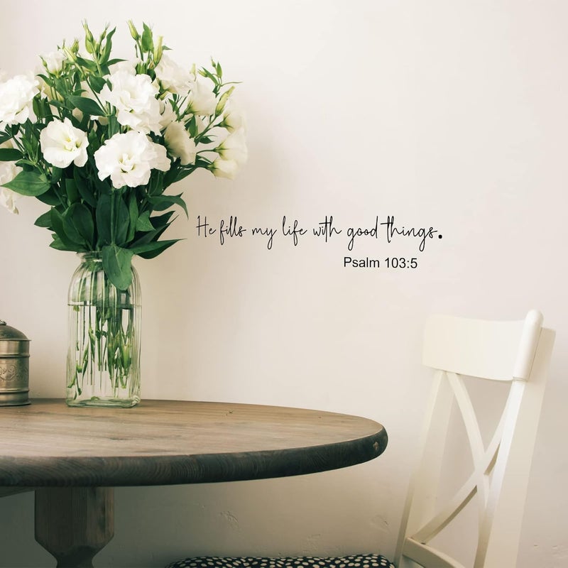 BBTO Bible Verse Wall Stickers Inspirational Quote Wall Decals Religious Motivational Scripture Sticker Peel and Stick for Bedroom Living Room Office Bathroom(The Testing of Your Faith) - Image 5